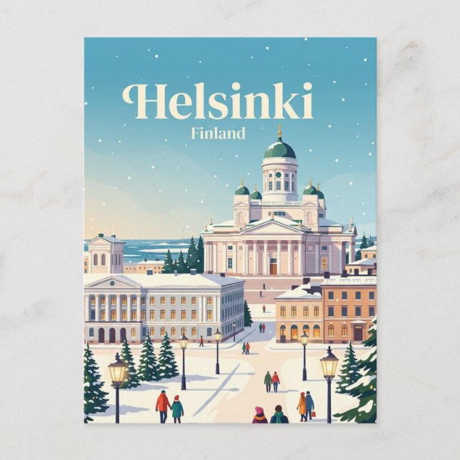 Helsinki, Finland Vykort (Framsida)
