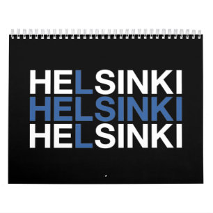 HELSINKI Finska Flagga Kalender