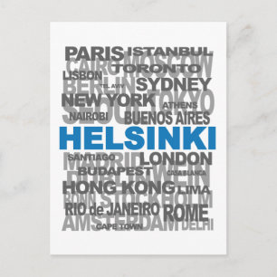 HELSINKI och andra städer - vykort
