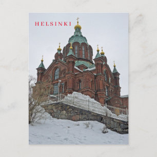 Helsinki Uspenski-katedralen utsiktskort Vykort