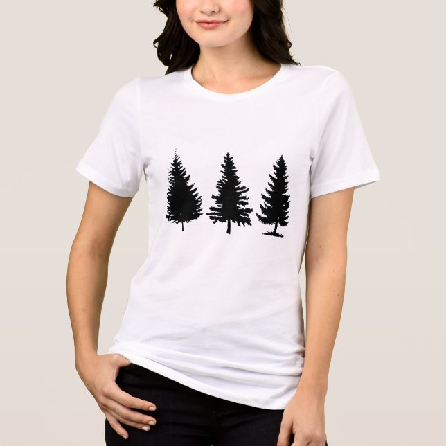 Helsvart julgransset t shirt (Framsida)