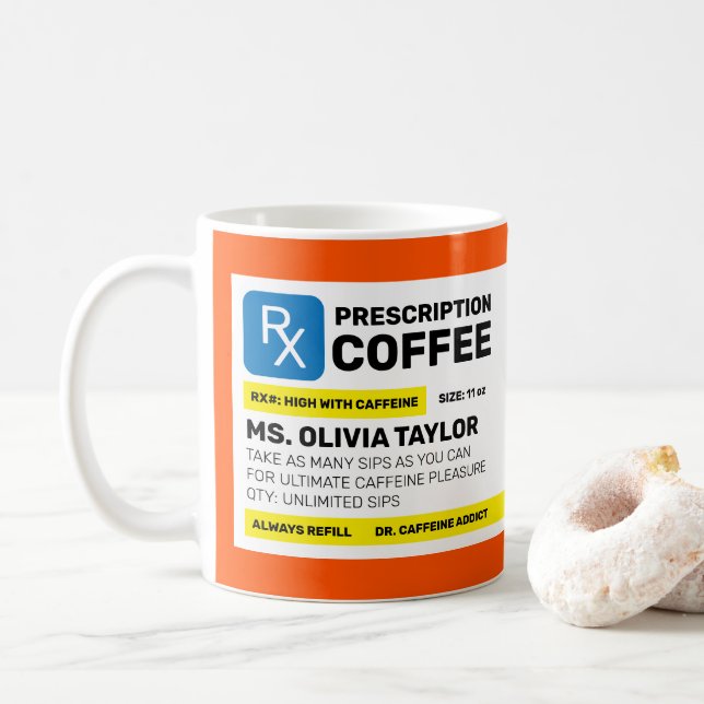 Helt Anpassad Personlig Rolig Recept Kaffemugg (Med munk)