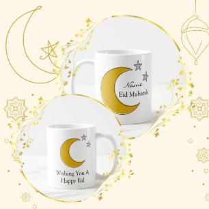 Helt Anpassningsbar Eid-mugg - Eid Mubarak Kaffe K Kaffemugg