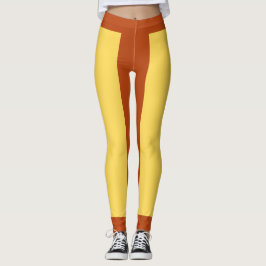 Helt Anpassningsbar Färgblock Leggings