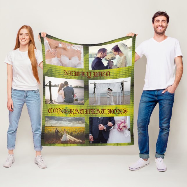 Helt anpassningsbara för den nya Wed Fleece Blanke (På plats)