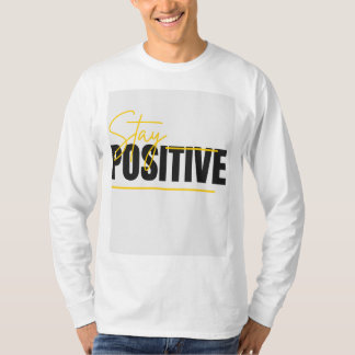 helt ärmad T-shirt med positiv design
