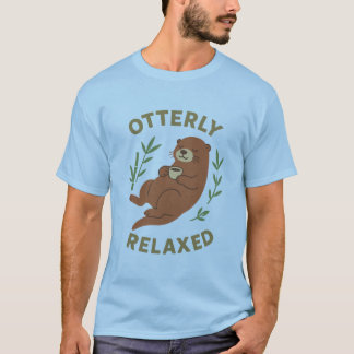 Helt Avslappnad - T-shirt Med Sött Djur
