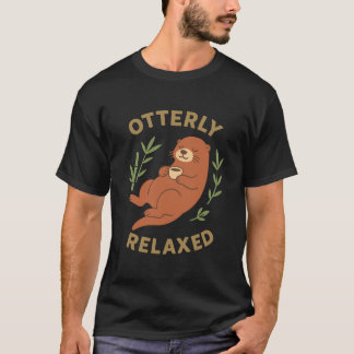 Helt Avslappnad - T-shirt Med Sött Djur