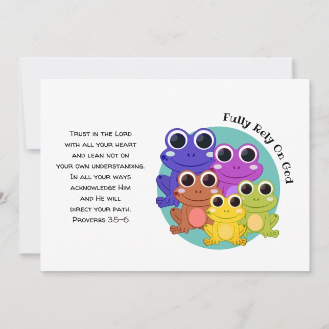 Helt beroende av guds kristna uppmuntran från FROG (Framsida)