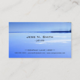 Helt blå, himlar och sjö-affärskort visitkort