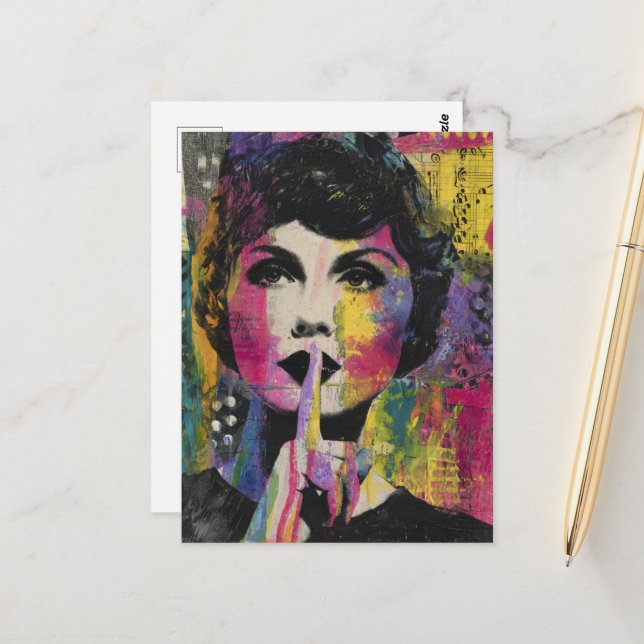 Helt blandat mediesamling vykort (Fram/Back In Situ)