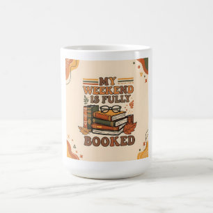 Helt bokad utformning av helg kaffemugg