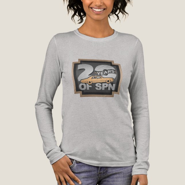 Helt damsvärmtröja "SPN 20 YEARS" T Shirt (Framsida)