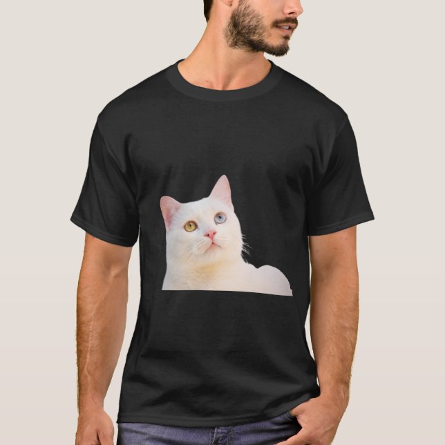 Helt Designade katt-T-Shirt-kreationer T Shirt (Framsida)