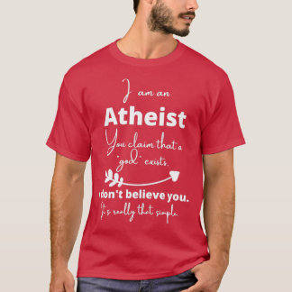 Helt enkelt Atheist T Shirt
