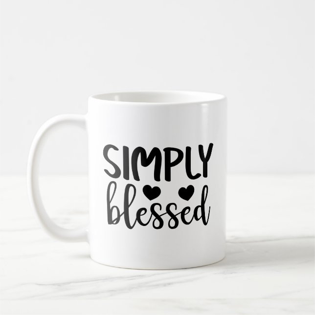 Helt enkelt berikad kaffe Mugg (Vänster)