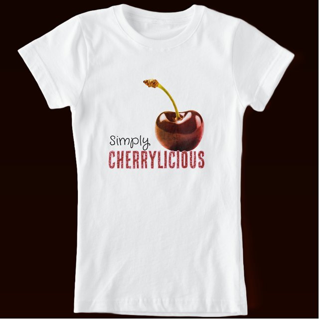 Helt enkelt Cherry T Shirt (Skapare uppladdad)