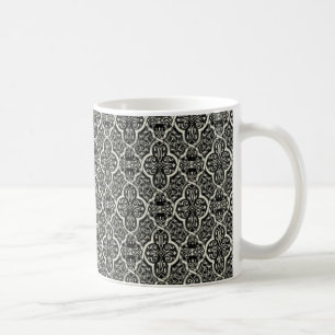 Helt enkelt Classic Damask Mugg, Black Kaffemugg