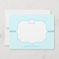 Helt enkelt Elegant - ett enkelt tack - blått