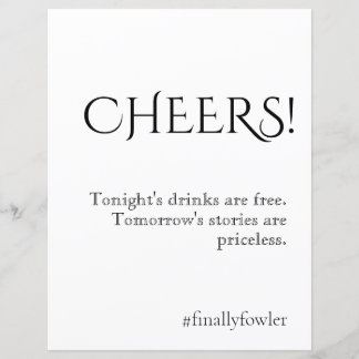 Helt enkelt Klassisk Bröllop Open Pub-skylt