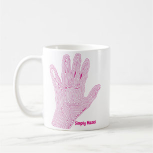 Helt enkelt Mazes Hand Maze Mugg