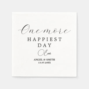 Helt enkelt minimalistiska Bröllop Napkins Pappersservett
