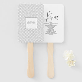 Helt enkelt minimalistiskt Bröllop Ceremony Black 