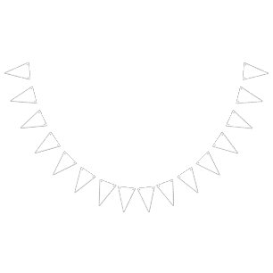 Helt enkelt White Solid Färg anpassar IT-Anpassnin Vimplar