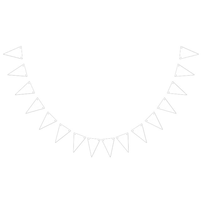 Helt enkelt White Solid Färg anpassar IT-Anpassnin Vimplar (Alla)