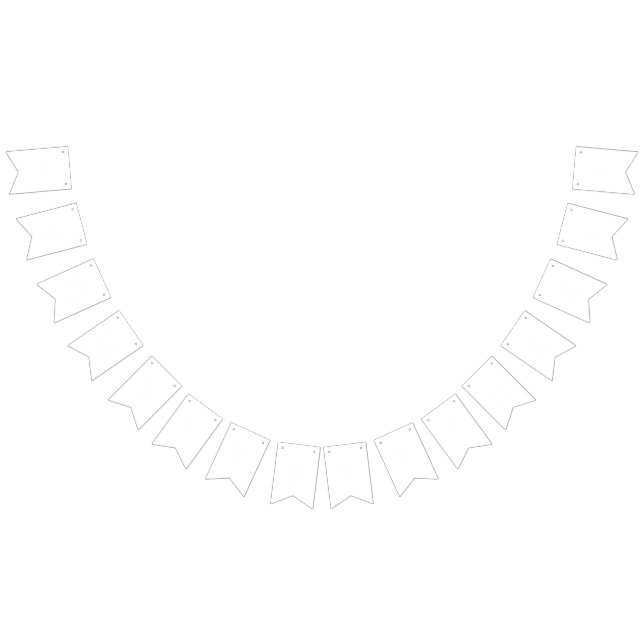 Helt enkelt White Solid Färg anpassar IT-Anpassnin Vimplar (Alla)