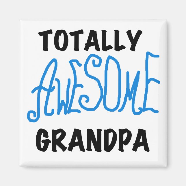 Helt fantastiska farfar T-shirts och presenter Magnet (Framsidan)