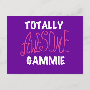 Helt fantastiska Gammie Rosa T-shirts och presente Vykort
