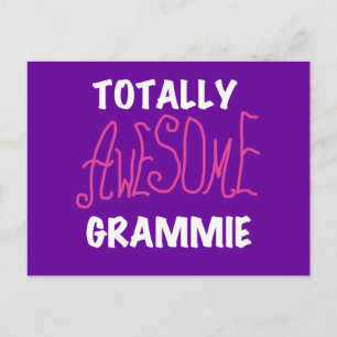 Helt fantastiska Grammie rosa T-shirts presenter Vykort