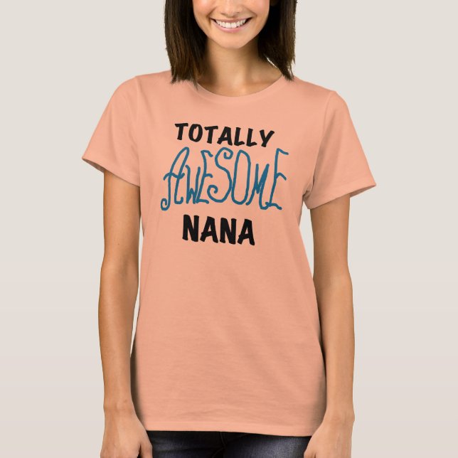 Helt fantastiska Nana Blå T-shirts och presenter (Framsida)