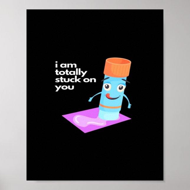 Helt fast i dig, djärv romantisk stil poster (Framsidan)