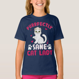 Helt förnuftig katt dam T-Shirt