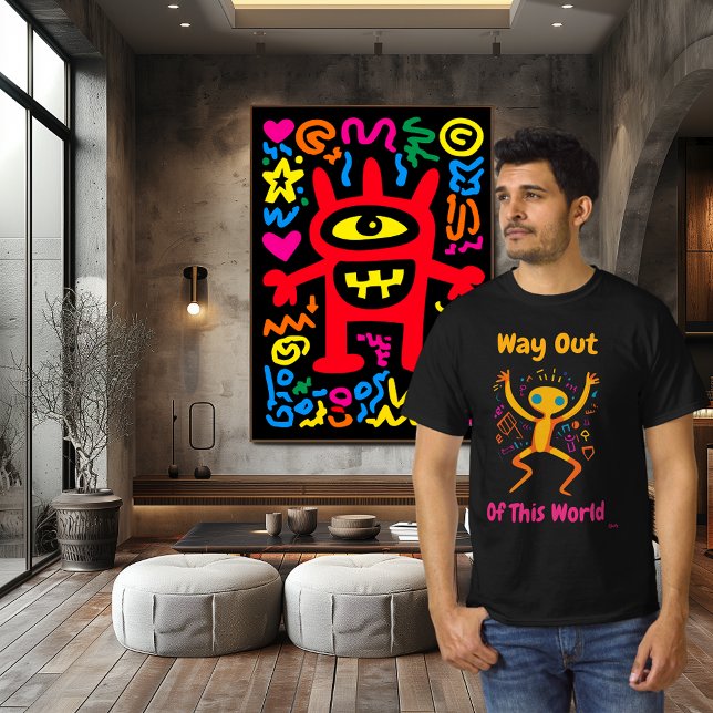 Helt galen popkonst t-shirt (Skapare uppladdad)