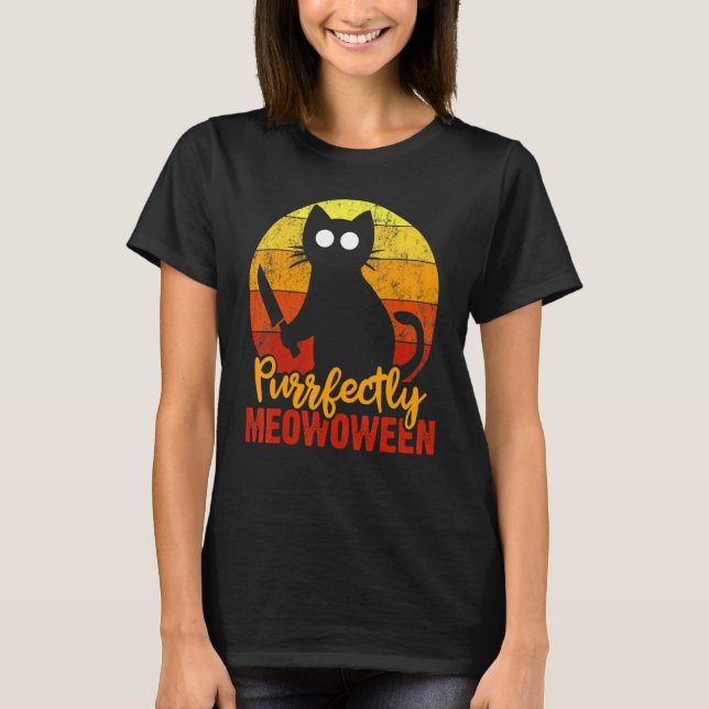 Helt genom skräcken Black Murderous K T Shirt (Framsida)