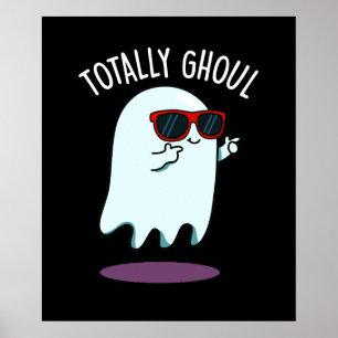 Helt Ghoul Roligt Halloween Spöke Skämt Mörk BG Poster