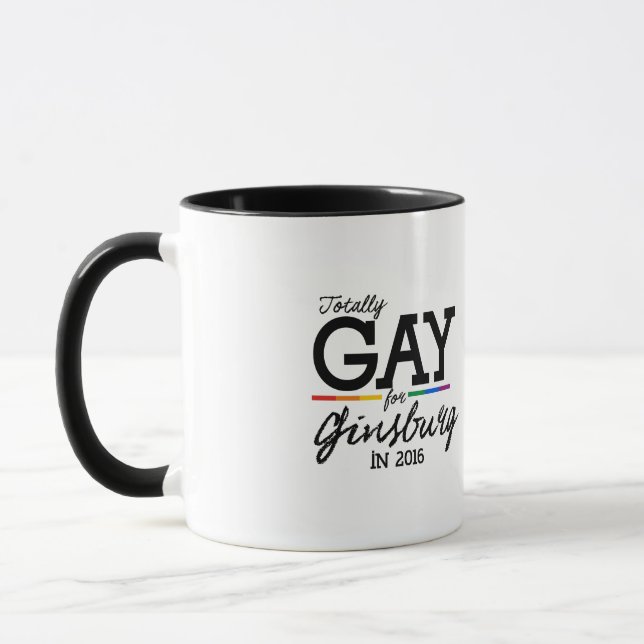 Helt HBTQ för Ginsburg 2016 Mugg (Vänster)