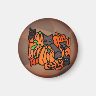 Helt hemsökt: Katter och påsar i Halloween Magnet