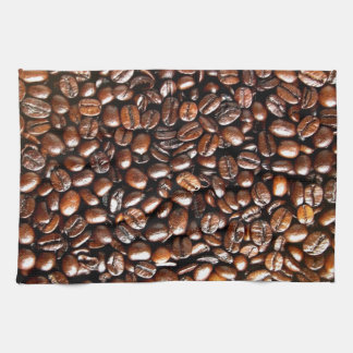 Helt kaffebönamönster kökshandduk