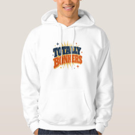 Helt Knäppt - Retro Typografi Design Hoodie