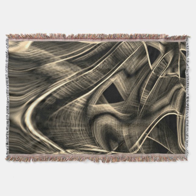 Helt korkade tittar som bränt gräs med groovar filt (Framsidan)