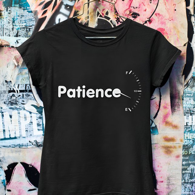 helt matat upp springa efter tålmodig citat t shirt (Skapare uppladdad)