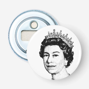 HELT NY!! - FLASKÖPPNARE Drottning ELIZABETH