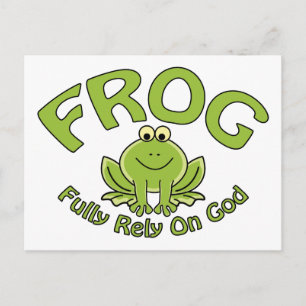 Helt och hållet lita på Gud Vykort