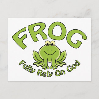 Helt och hållet lita på Gud Vykort