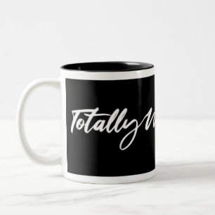 Helt och hållet Woke Mode Namnteckning svart kaffe Två-Tonad Mugg