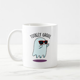 Helt otroligt rolig Halloween-spök-pun Kaffemugg